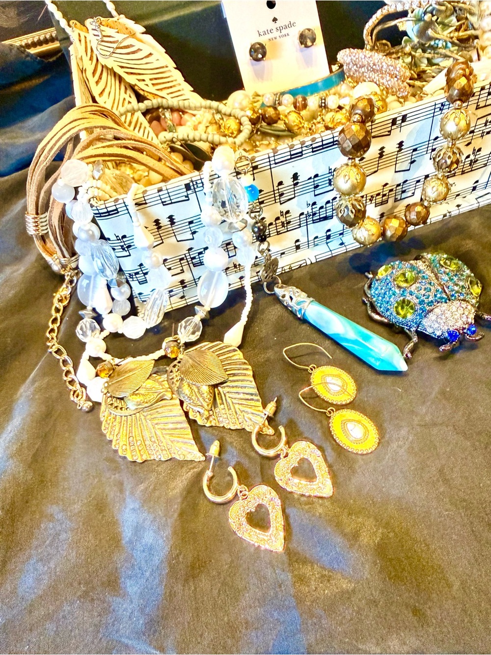 Whimsical Music Box Vintage Jewelry Bundle with Kate Spade Pieces 🧚🩷🧚🩷 - Picture 4 of 12